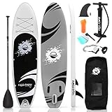 SereneLife Inflatable Stand Up Paddle Board