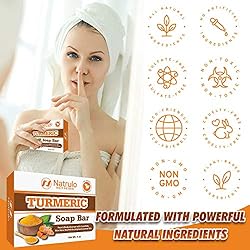 Turmeric Soap Bar for Face & Body - All Natural