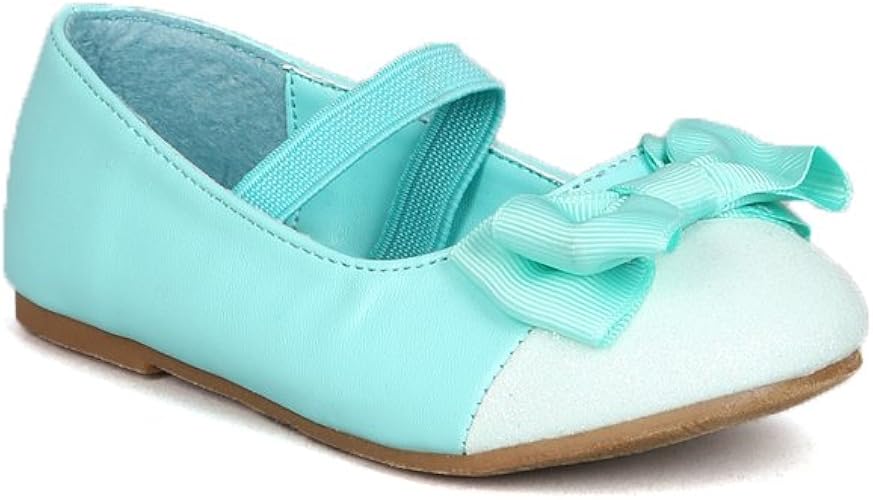 teal ballet flats with ribbon