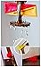 LINE2design Firefighter Door Stoper Safety Combo Wedge Pack Door Stop Loose Sprinkler Stops Safety Wedges Doors Opener ( Pack of 4 , Yellow )