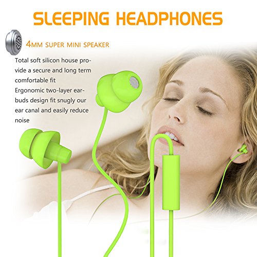 Auricolari Silicone Morbido Con Microfono - Cuffiette Sleep, Travel, Per Smartphone E Jack 3.5mm (Viola) - Foto 10