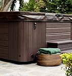 Rounded Square - Deluxe Spa Cover (5" x 3" taper, 1.5 lb foam) Cover for Indoor & Outdoor - Any Size up to 96" - 5 Year Warranty - Spa Cover Warehouse (Brown)