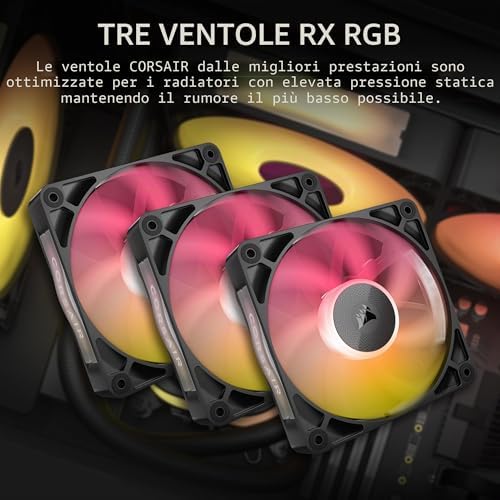 iCUE LINK TITAN 360 RX RGB Raffreddatore CPU a Liquido – Nero