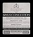 SINUS CONGESTION RELIEF Aromatherapy Nasal Inhaler | Personal Diffuser with unique ORGANIC Essential Oil Blend | OPEN SINUSES | RELIEVE SINUS PRESSURE & PAIN | RESPIRATORY SUPPORTING | BREATHE EASY