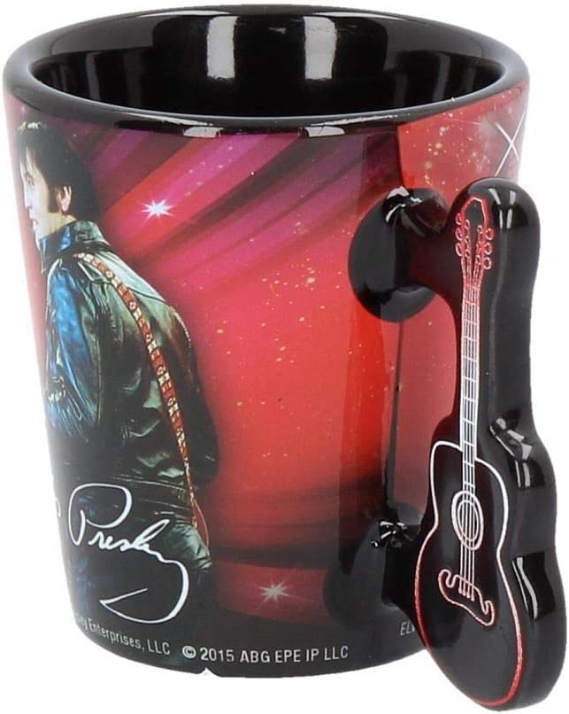 Nemesis Now Elvis '68 Espresso Cup, Red - Image 3