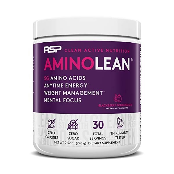 RSP-AminoLean-All-in-One-Pre-Workout-Amino-Energy-Weight-Management-Supplement-with-Amino-Acids-Complete-Preworkout-Energy-for-Men-Women-Blackberry-Pomegranate-30-Serv RSP AminoLean - All-in-One Pre Workout, Amino Energy, Weight Management Supplement with Amino Acids, Complete Preworkout Energy for Men & Women (Blackberry Pomegranate, 30 Serv)