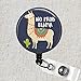 No Prob Llama Retractable Name Badge Holder, Cute LLAMA Badge Reel, Pediatric Badge Holder, Teacher ID Badge Reel, Nurse Badge ID Holder