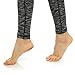 SOUTEAM Yoga Pants,Women's Power Flex Workout Yoga Capris Pants Leggings(Large, 001_Snow_Grey)
