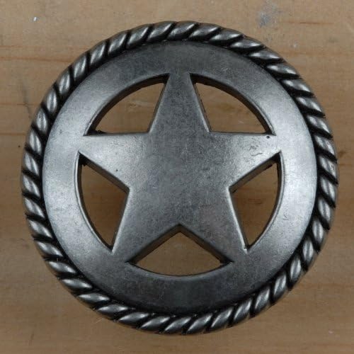 Set Of 24 Rustic Rope Lone Star Drawer Pulls Cabinet Knobs Western