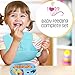 Suction Plate for toddlers, Baby Silicone Bib, Baby Spoon- Baby Feeding complete set. By IBB (blue)