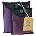 9th WAVE YuccaTowl Microfiber Premium Towels Set of 2 (XL Purple, M Fuchsia) - Best for Travel, Gym, Swimming, Camping, Beach or Bath. Gift idea for Travelers, Women or Men.