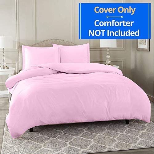 Nestl Lilac Duvet Cover Queen Size Soft Queen Duvet Cover Set, 3