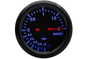 ESUPPORT Universal Car 2 inch 52mm Pointer Turbo Boost Gauge Meter Kit Bar 7 Color LED Light Indicator Dail Display Electrica