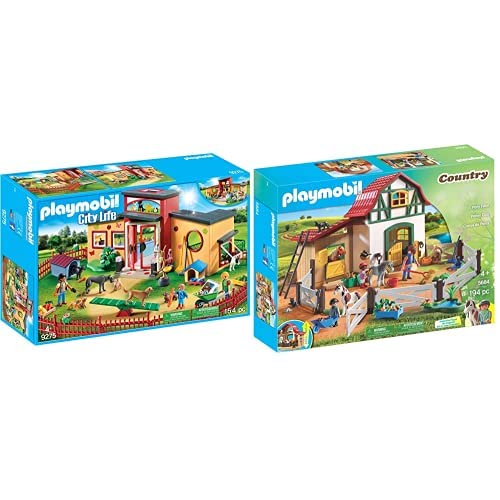 PLAYMOBIL Tiny Paws Pet Hotel & ny Farm Pricepulse