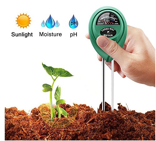 7TECH 3-in-1 Soil pH Meter Tester Moisture Plant Soil Light and PH acidity Tester Great For Garden Farm Lawn Indoor & Outdoor (No Battery needed) - Thumbnail 7