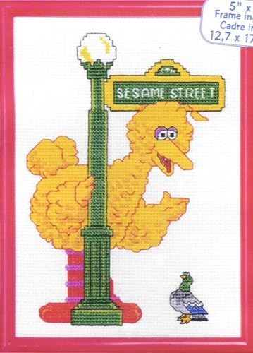 Big Bird Cross Stitch Kit with Frame