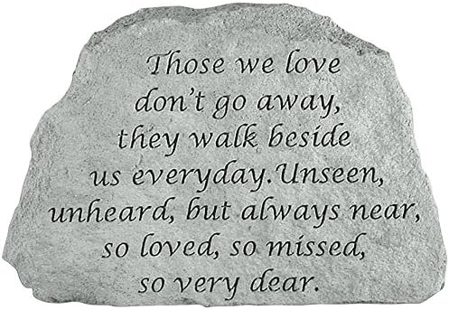 Those We Love Memorial Stone - Remember Them Indoors Or Outdoors In Garden