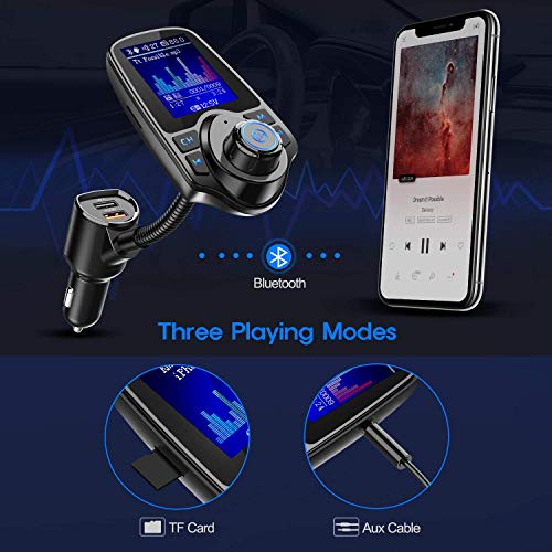 5 Nulaxy+Upgraded+Bluetooth+Transmitter+Handsfree
