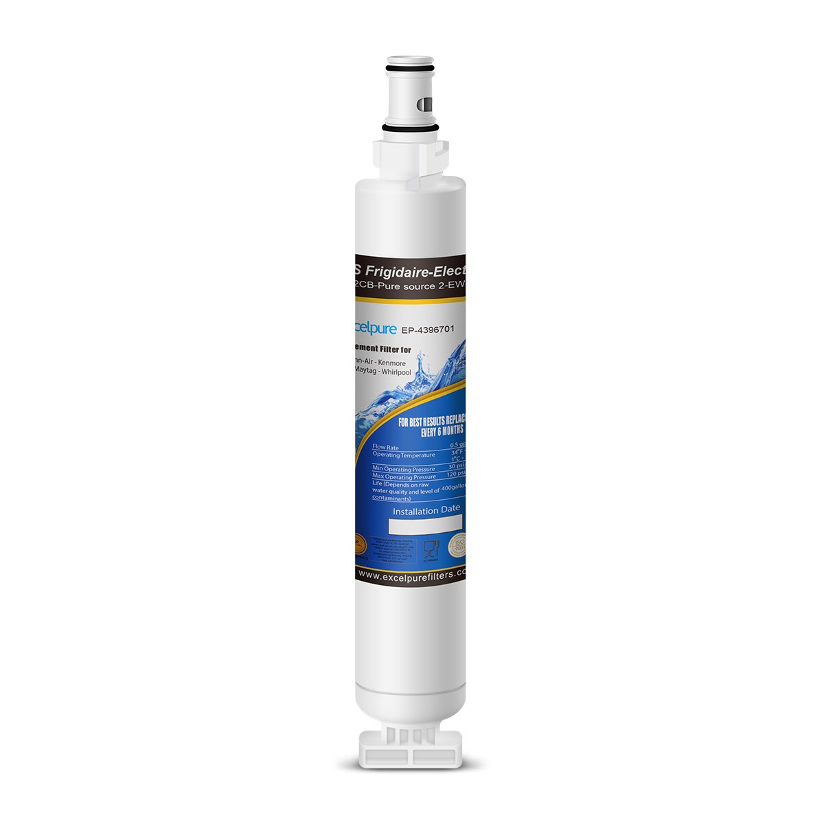 EXCELPURE EP4396701 Replacement Refrigerator Water Filter, Compatible