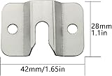 Gunwon Dartboard Bracket Set Hanging Kit Stainless Steel Silver Black view 2