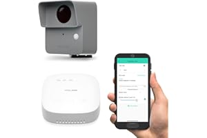 YoLink LoRa Smart Outdoor Motion Sensor Starter Kit, Driveway Alert, Property Invasion/Tresspassing Detector, Email/SMS/Push Alerts, Alexa, IFTTT, Home Assistant: Includes (1) Sensor, (1) SpeakerHub