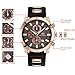 MINI FOCUS Men Casual Sport Watches Fashion Quartz Chronograph Waterproof Wristwatch for Men with Date Display …
