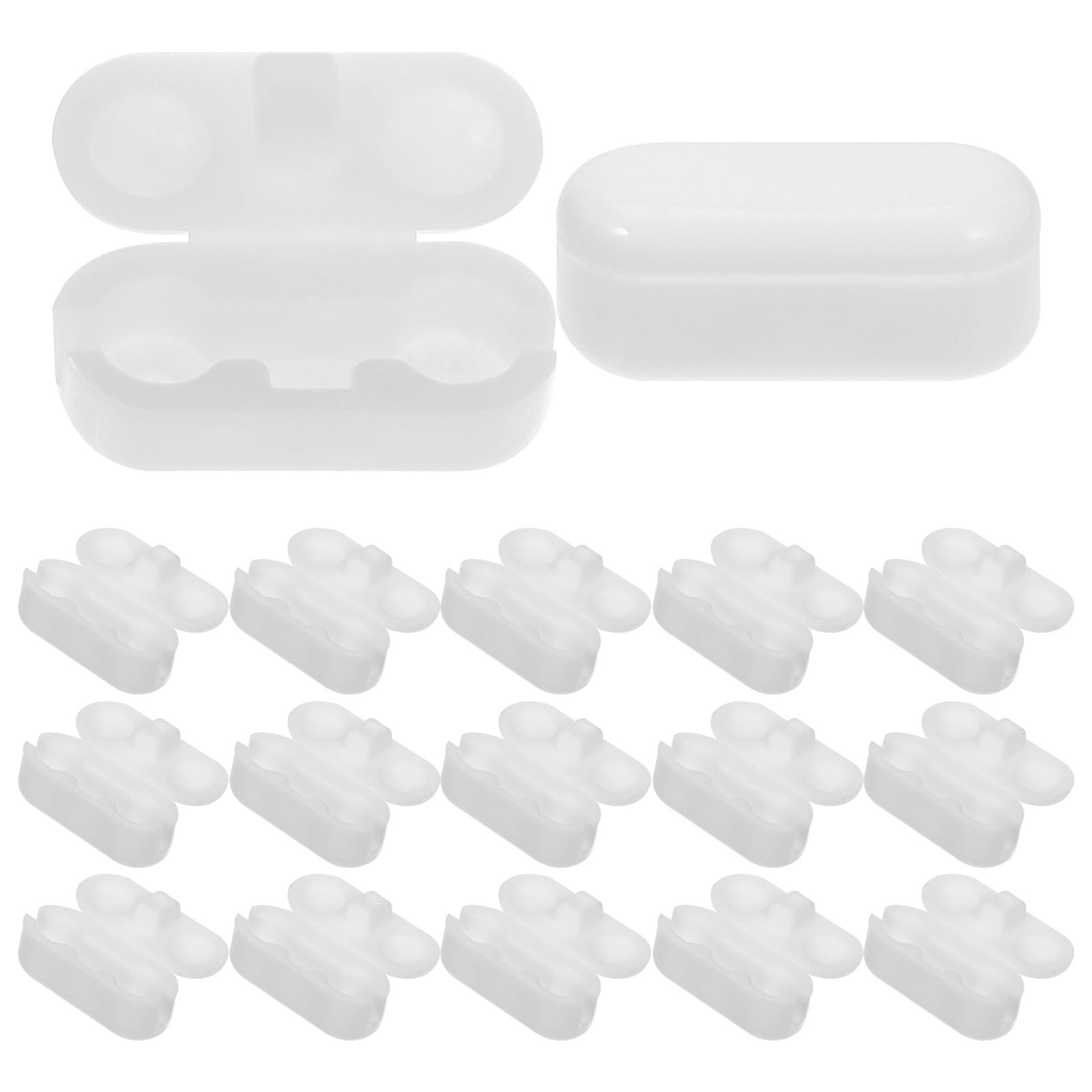 OUNONA 20pcs Bead Curtain Button Accessories Beaded Beads Curtain Hanging Clips for Rollers and Roman Blinds