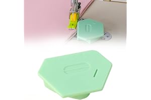 Runsgo Magnetic Seam Guide for Sewing Machine,2024 New Multi-Purpose Tool Polygonal Strong Magnetic Gauge,Polygonal Multifucntional Seam Guide Hemmer with Scale (Green)
