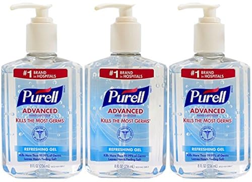 Purell Advanced Hand Sanitizer oz Pump Bottle Pack of in