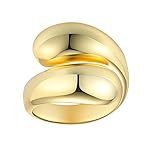 LEMON GRASS Pl Wrap Ring | Bold Bypass Statement