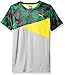 PUMA Big Boys' Cut up Short Sleeve Top