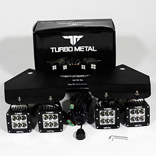 Bumper Mounting Brackets and 18W Cree Led Lights Set Spot Beam Pattern for 10-14 Ford F150 Raptor - Life time warranty