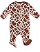 Leveret Fleece Footed Giraffe 12-18 Months