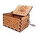 Youtang Antique Carved Wooden Hand Crank Queen Music Box, Play Bohemian Rhapsody