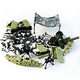 Doll WW2 Military Army Weapons and Accessories Building Block Toy Jungle Task Force Camouflage Army Compatible with Major Brand Kids Holiday Birthday Gift