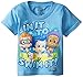 Nickelodeon Little Boys' Bubble Guppies in It To Swim It Short Sleeve T-Shirt, Carolina Blue, 5T