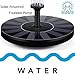 Solar Fountain Pump,Free Standing Solar Powered Bird Bath Fountain Water Pump,1.4W Solar Outdoor Floating Fountain Pump Kit,for Garden, Pool, Pond, Patio Ideal Decoration