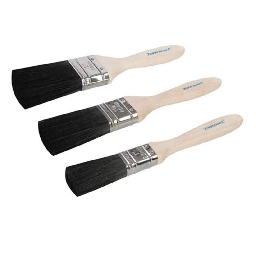 Silverline 939406 Premium Brush with Mixed Bristles, 3 Pieces