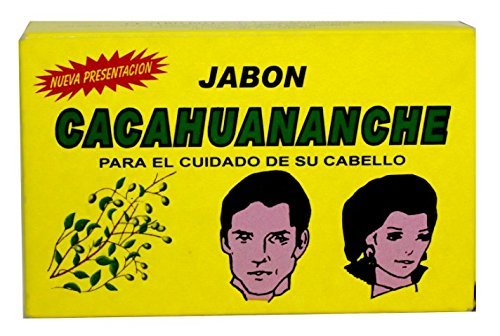 Original De México Jabón De Cacahuananche Elimina La Grasa Excesiva, Fortalece El Cabello Para Evitar Su Caída, Estimula Un Rápido Crecimiento, Refuerza El Folículo Piloso Deteniendo La Pérdida De Cabello, Jabón Cacahuananche Para Brillo Y Desenredo, Elimina Las Canas, Original Cacahuananche Mexico Soap Removes Excess Fat, Strengthens Hair to Prevent It From Falling, Stimulates Rapid Growth, Strengthens the Hair Follicle Stopping Hair Loss, Cacahuananche Soap Brightness and Unwind, Removes the Gray,