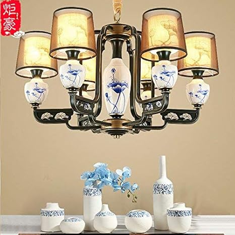 Europäische Lampen, Kronleuchter, Schlafzimmer, Eisen, Land- und