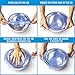 MONKA Stainless Steel Mixing Bowls With Sretch Silicon Lids (Set of 3). 100% Airtight Lids, For Healthy Meal, Nesting and Stackable