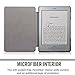 Fintie UltraSlim Case for Kindle 5 & Kindle 4 - The Thinnest and Lightest PU Leather Cover with Magnet Closure (Only Fit Amazon Kindle With 6'' E Ink Display, does not fit Paperwhite or Touch), Black