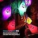 Halloween String Lights, YUNLIGHTS 14.7ft 40 LED Waterproof Ghost Light with 8 Modes, Battery Powered, Multicolor