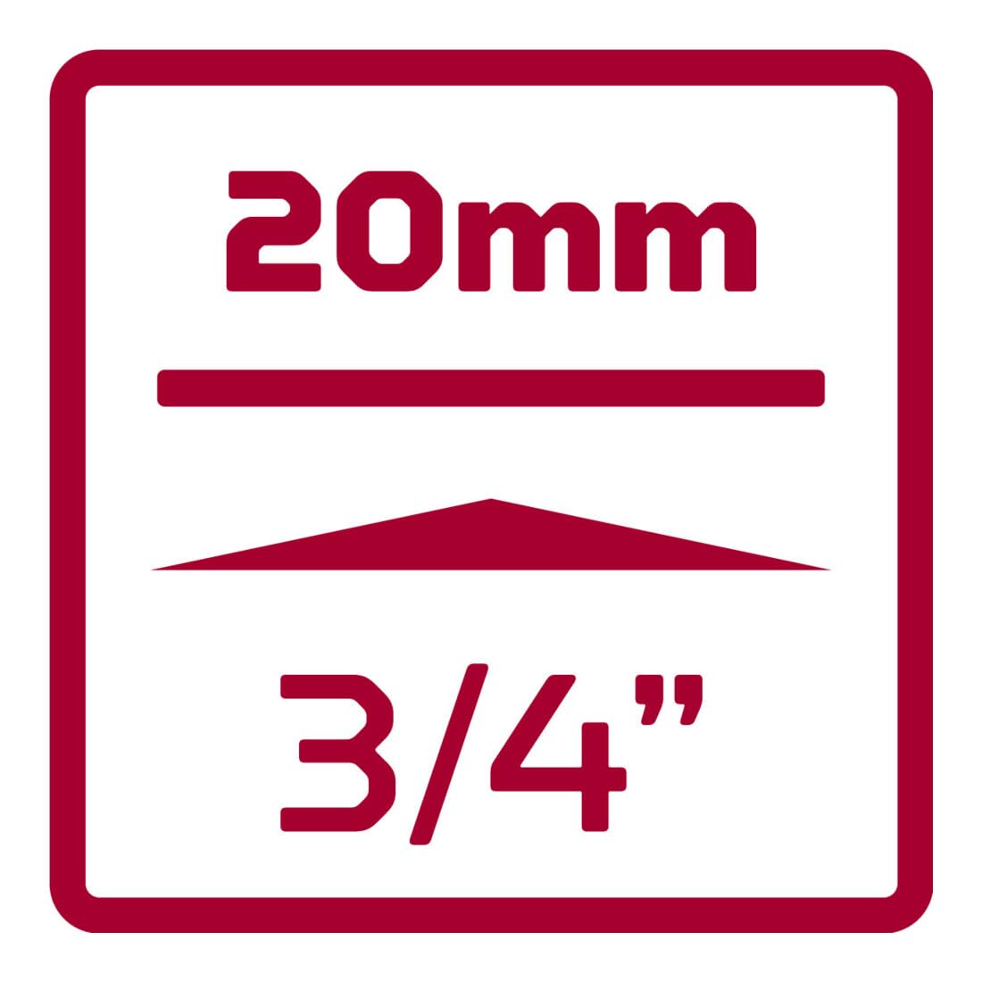 GEDORE Red Circlip Pin 3/4 Inch Content/Use for SW 17-50 mm