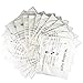 Chinese Lanterns 20-Pack - 100% Biodegradable, Paper Lantern - Japanese Lantern for Weddings, Celebrations, Memorial Ceremonies - White Flying Wish Lanterns
