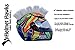 Helmet Hawks ® Motorcycle Helmet Mohawk w/Sticky Hook and Loop Fastener Adhesive - White Silver