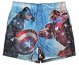Marvel Comics Captain America Civil War Iron Man Boxer Shorts - Large