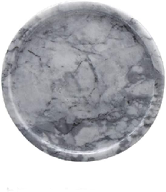 MMJJQWE Creative Home Natural Marble. Round Board Cheese