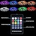 Abtong USB LED Strip Lights Sync to Music, 7.5ft/2.5M Music Led Light Strip with RF Remote Waterproof LED Strip Rope Lights USB Powered RGB LED Lights Flexible Color Changing Lights