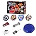 Bay Battle Burst Evolution Star Storm Battle 4-Pack God Valkyrie.6V.Rb/Kreis Satan.2G.Lp/Legend Spriggan.7.Mr Spriggan/Sieg Excalibur.1.Ir Value two launcher and Grip and Beystadium Starter set